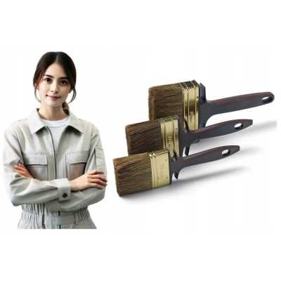 Zestaw pędzli płaski prosty...