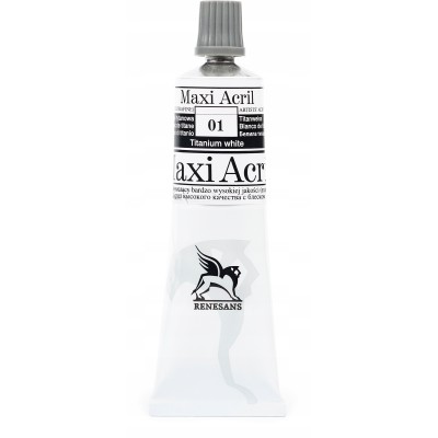 MAXI AKRYL 60 ml 1 BIEL...