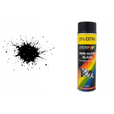 LAKIER CZARNY PÓŁMAT 500ML...