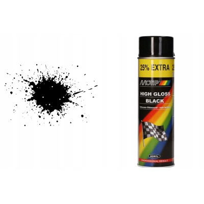 SPRAY MOTIP LAKIER CZARNY...