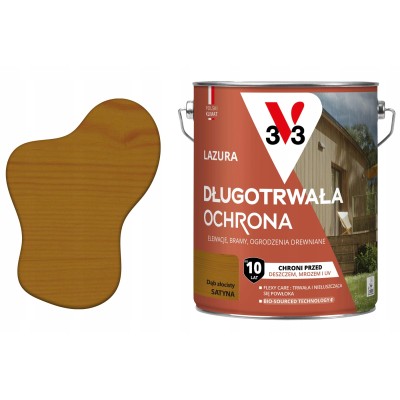 Lazura 10 lat ochrony dąb...