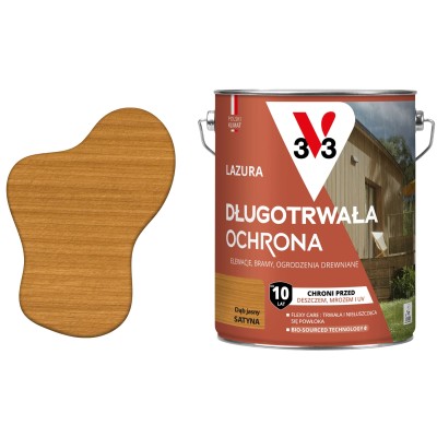 Lazura 10 lat ochrony dąb...
