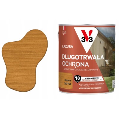 Lazura 10 lat ochrony dąb...